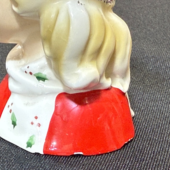 INARCO Vintage 1964 Christmas Young Girl Head Vase E1274 - Picture 10 of 14